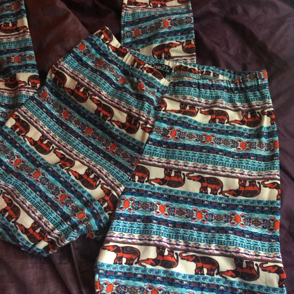 Rue 21 Elephant Leggings